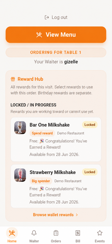Rewards and loyalty